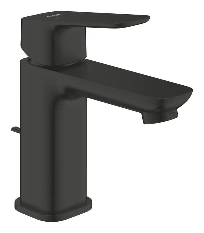 Baterie lavoar Grohe 1016952430, Cubeo, tip comanda monocomanda, marime s, tip instalare pe lavoar, negru
