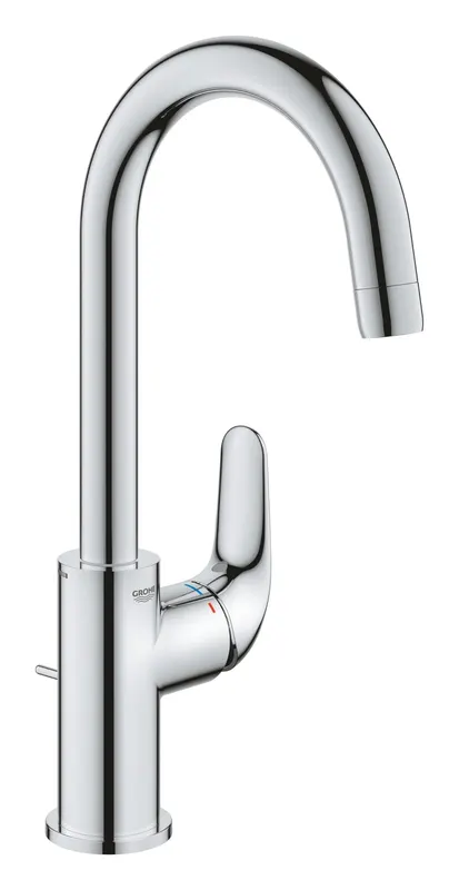 Baterie lavoar Grohe 24330001, Swift, tip comanda monocomanda, tip instalare pe lavoar, pe blat, crom