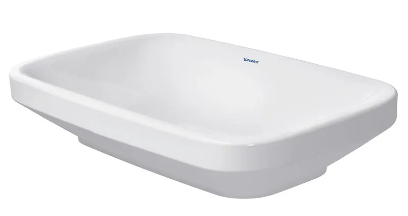 Lavoar Duravit 0349600000, DuraStyle, montaj pe blat, nr orificii baterie fara, zona montaj interior, alb