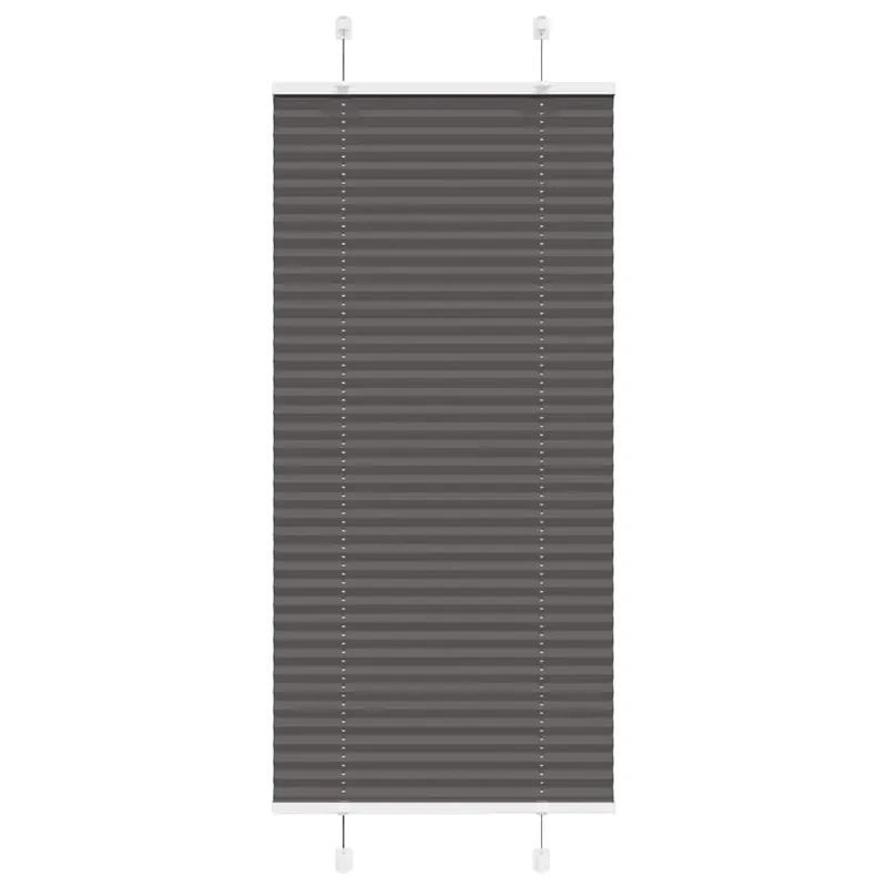 jaluza plisata negru 65x100 cm latime tesatura 64,4cm poliester