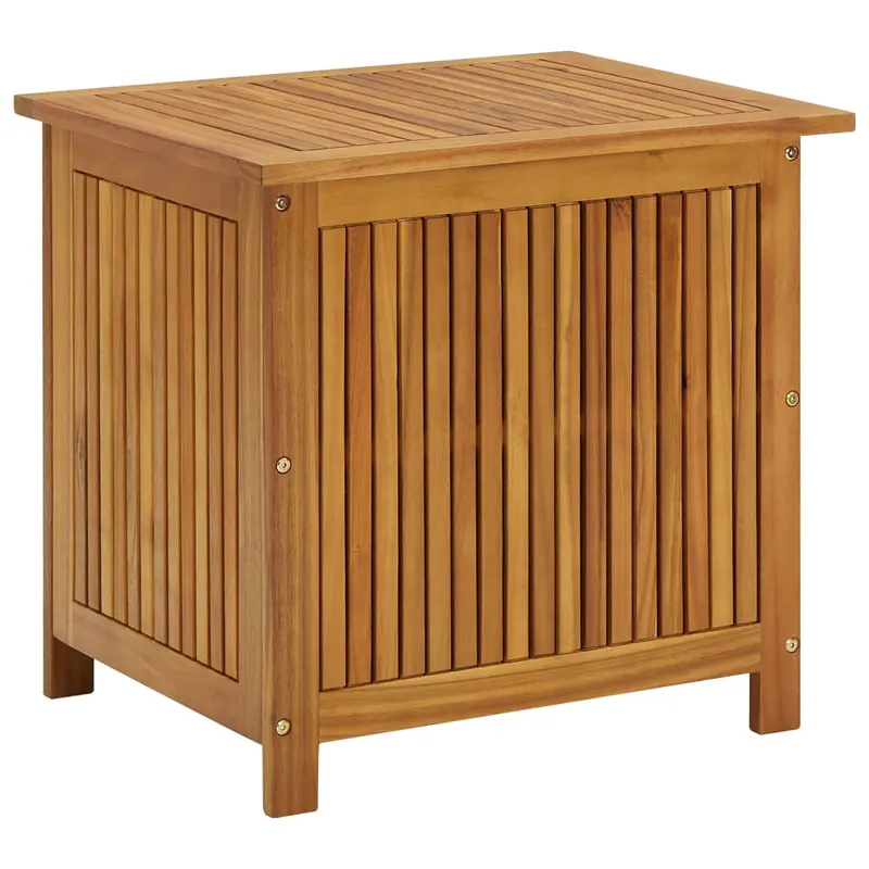 lada de depozitare gradina, 60x50x58 cm, lemn masiv de acacia