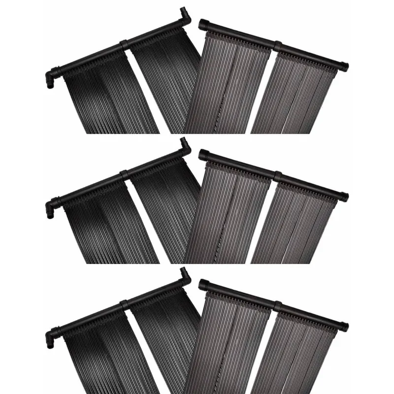 panou incalzitor solar pentru piscina, 6 buc., 80x620 cm
