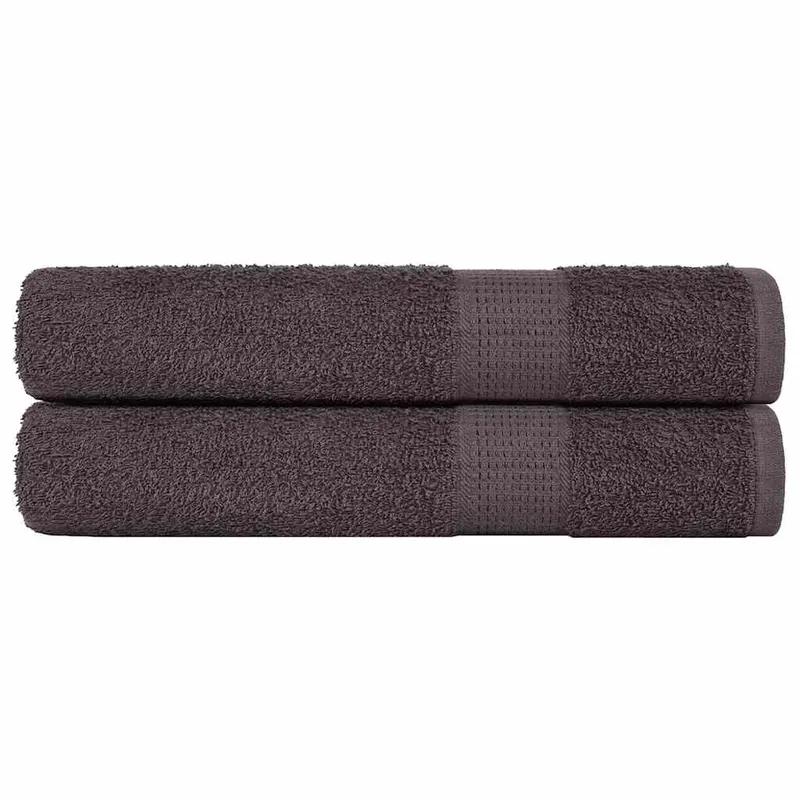prosoape pentru sauna 2 buc antracit 360 g/m2 100% bumbac