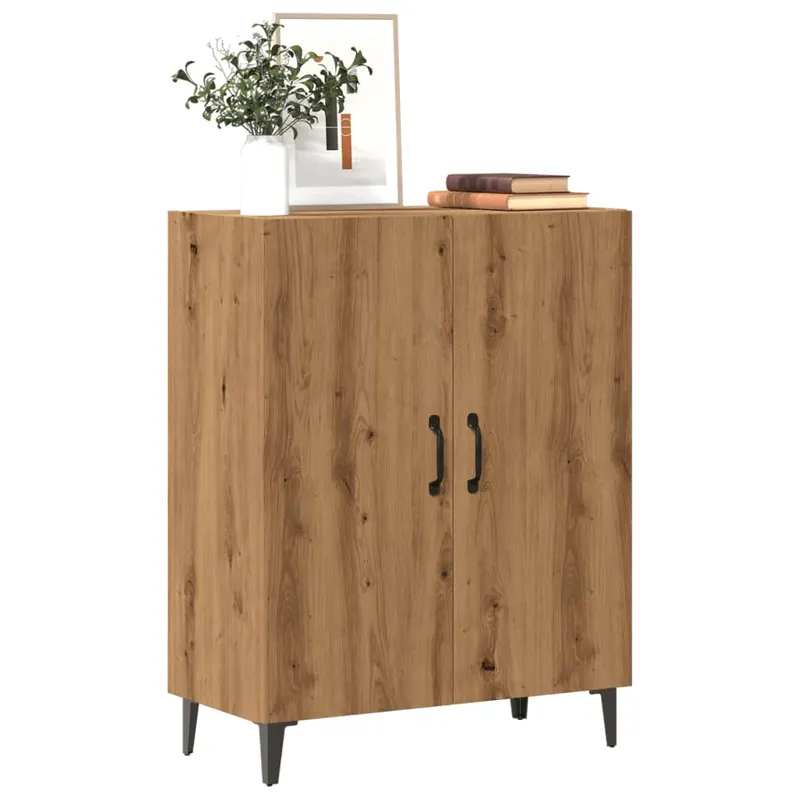 servanta, stejar artizanal, 70x34x90 cm, lemn prelucrat