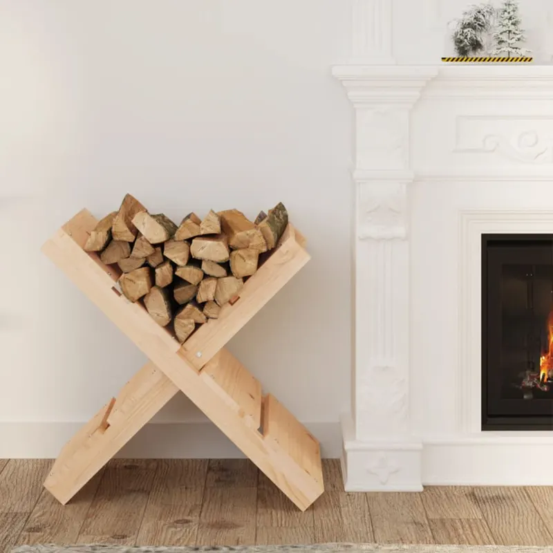 suport pentru busteni 47x39,5x48 cm lemn masiv de pin