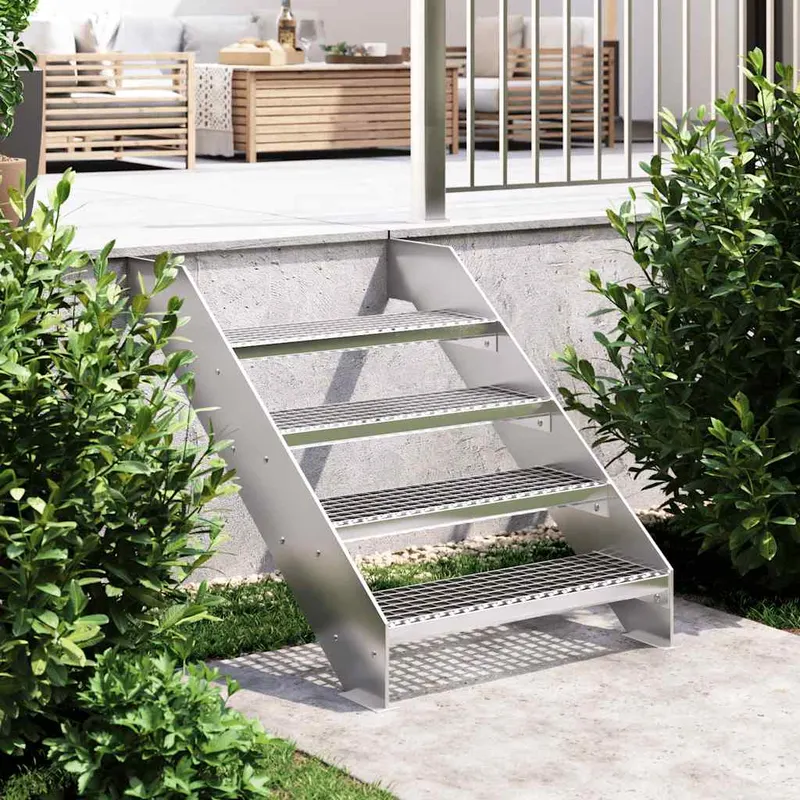 treapta tip gratar, 70x24x7 cm, otel galvanizat