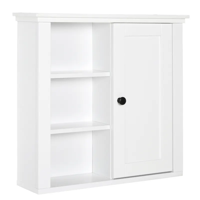 HomCom dulap medicamente, rafturi reglabile 53x14.5x50.5cm | RO