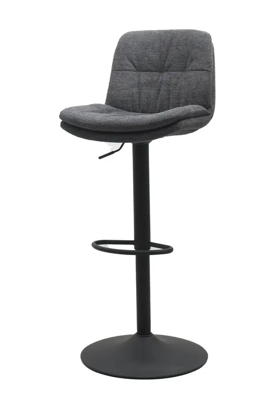 Scaun de bar MARENO H68/84 CM - Gri inchis