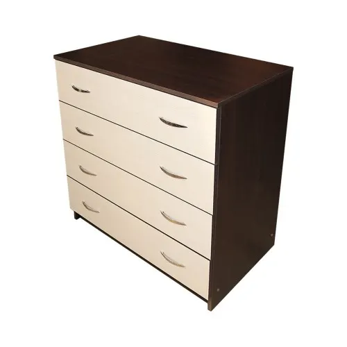 Comoda Mario cu 4 sertare Wenge, 80 x 94 x 48