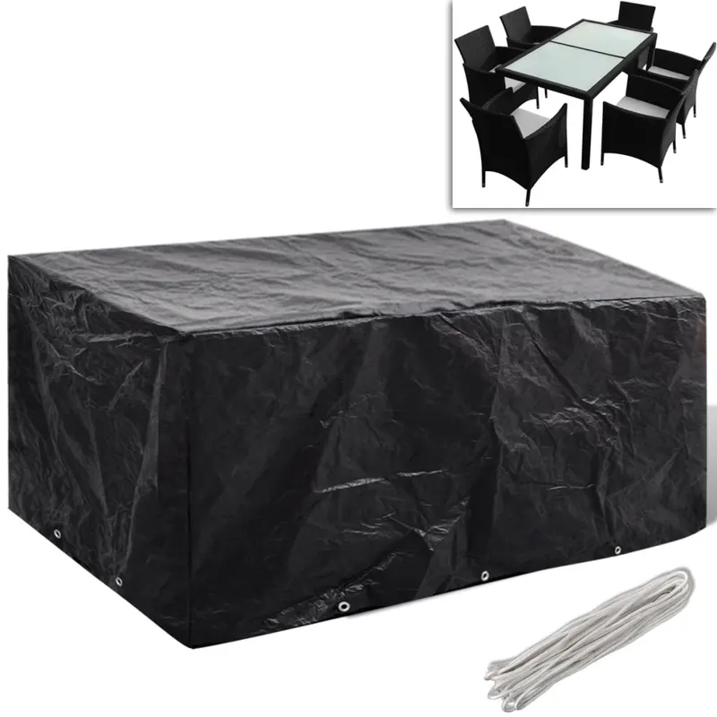 husa mobilier gradina, 8 ocheti, 240x140x90 cm