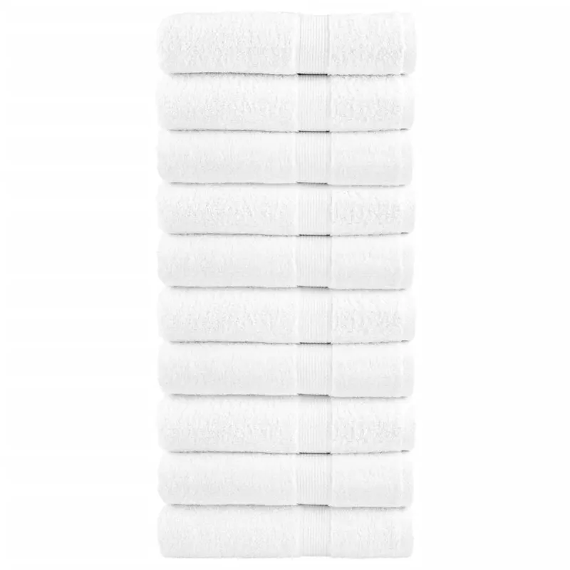 prosoape baie premium solund 10 buc alb 100x150cm 600gsm