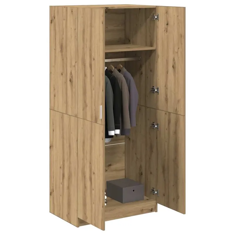 sifonier, stejar artizanal, 80x52x180 cm, lemn prelucrat