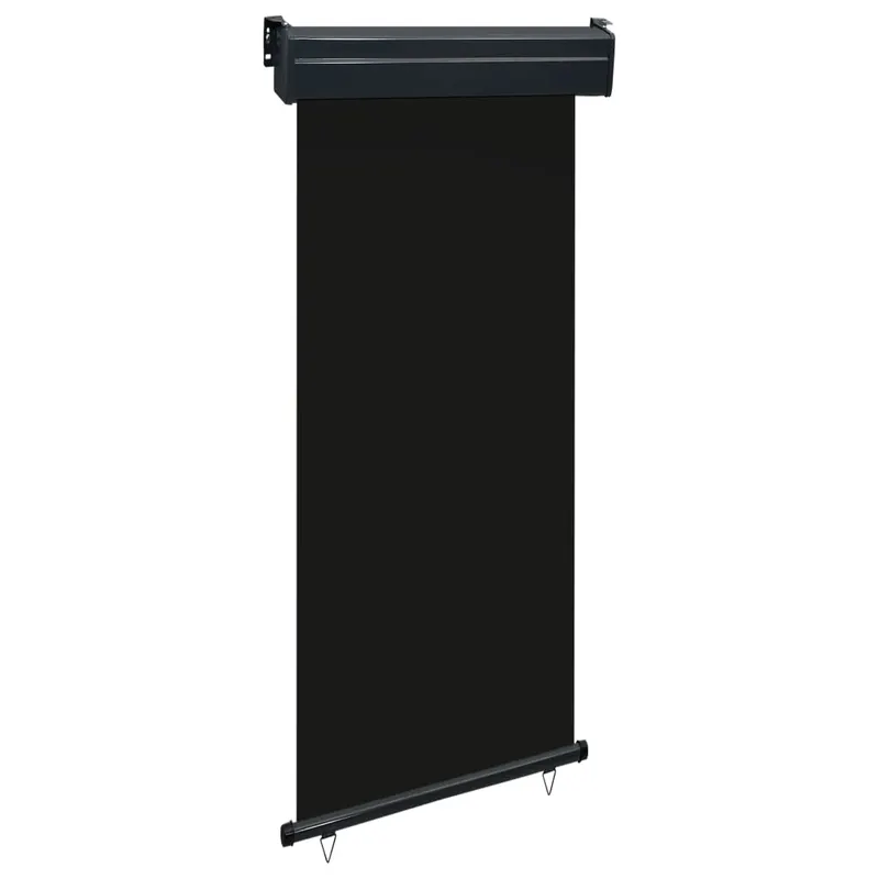 copertina laterala de balcon, negru, 80 x 250 cm