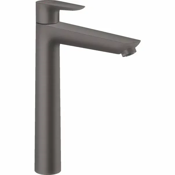 Baterie lavoar inalta Hansgrohe Talis E 240 cu ventil Pop-Up negru - crom periat