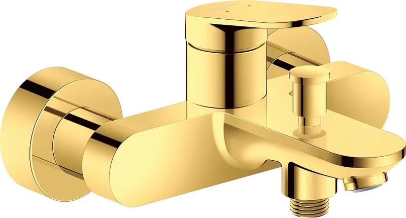 Baterie cada Duravit WA5230000034, Wave, montaj pe perete, tip incastrare aparent, tip comanda monocomanda, auriu