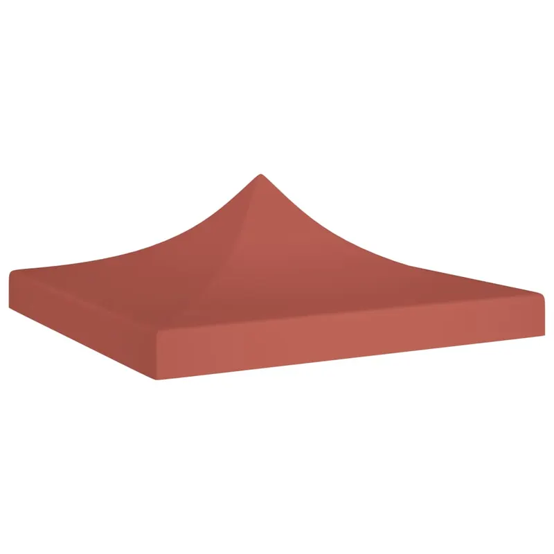 acoperis pentru cort de petrecere, caramiziu, 3 x 3 m, 270 g/m2
