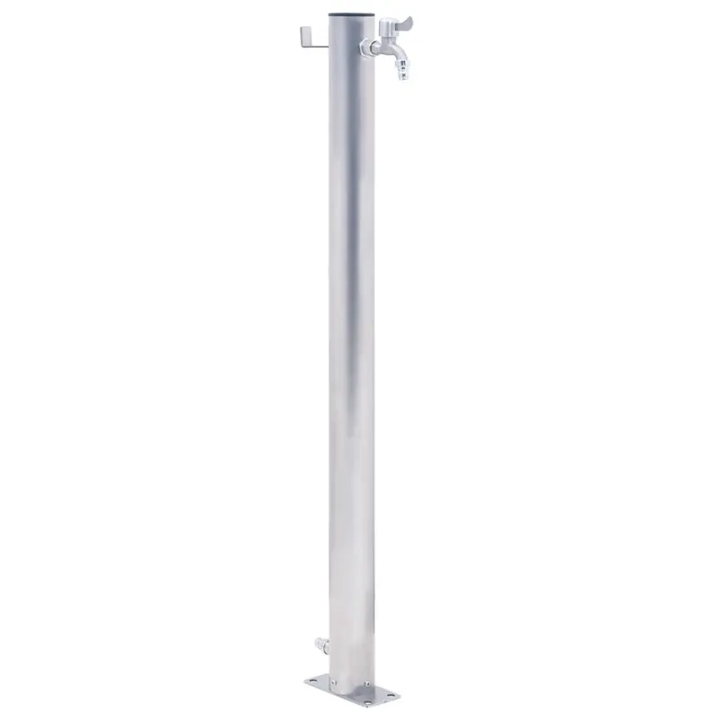 coloana de apa de gradina, 60 cm, otel inoxidabil, rotund