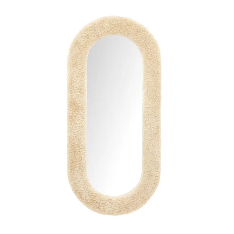 Oglinda de perete BRISAM 60 x 130 CM - Beige