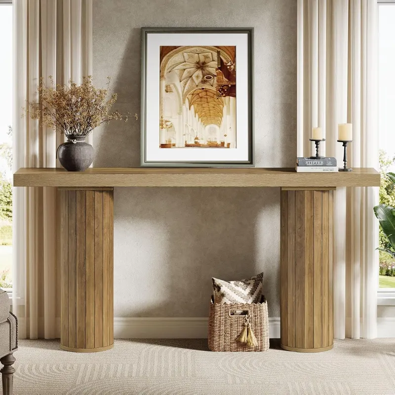 MAM15 - Masa Consola, 160 cm, masuta hol, living, dining, dormitor - Maro