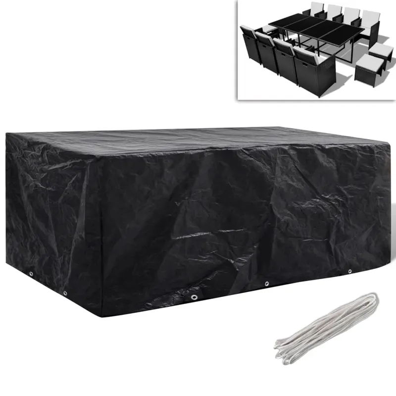 husa mobilier gradina, 8 ocheti, 229x113x73 cm