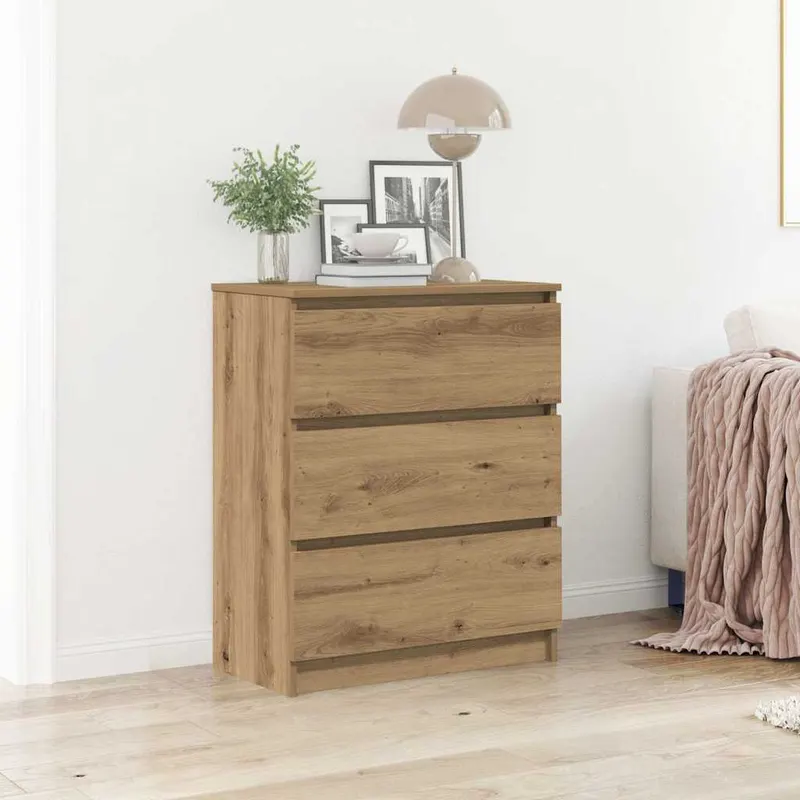 servanta, stejar artizanal, 60x35x76 cm, lemn prelucrat