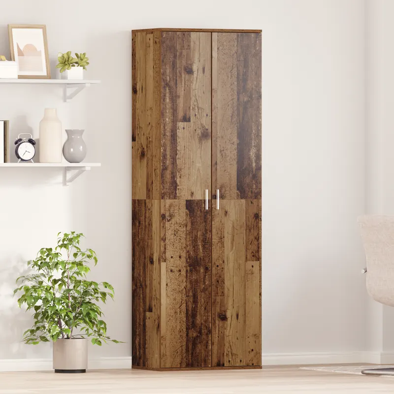 dulap inalt lemn vechi 60x35x180 cm lemn compozit