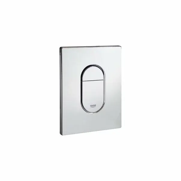 Clapeta WC Grohe 38844000, 156 mm, 197 mm, functie eco, orizontala, verticala, incastrat pentru tip rezervor, Crom