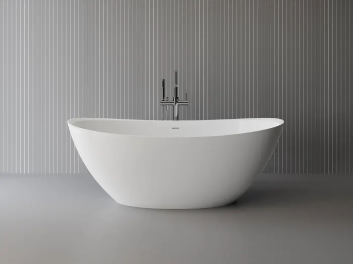 Cada freestanding compozit ovala 167x81 cm, Maralis