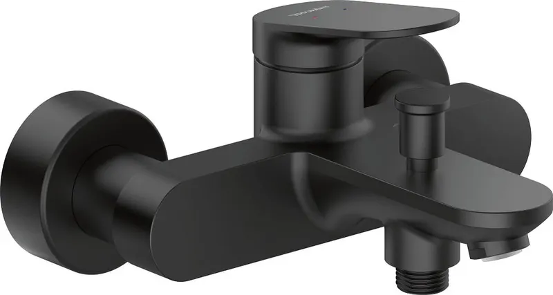 Baterie cada Duravit WA5230000046, Wave, montaj pe perete, tip incastrare aparent, tip comanda monocomanda, negru