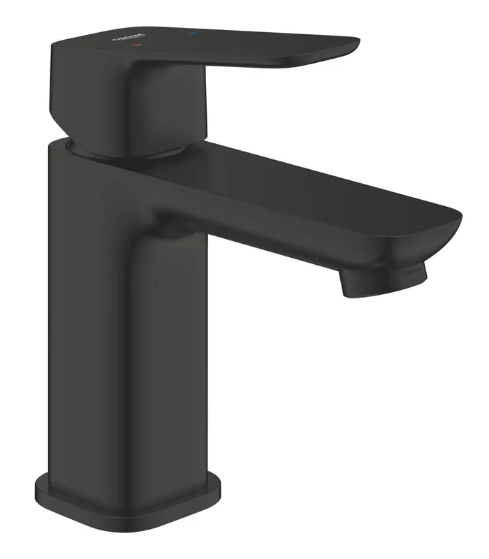 Baterie lavoar Grohe 1016992430, Cubeo, tip comanda monocomanda, tip instalare pe lavoar, marime s, negru