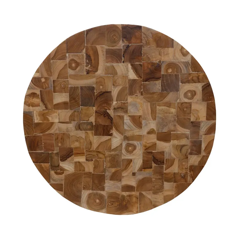 Decoratiune de perete din lemn Sorendine Boho, Natural, 60x60x6 cm - Natur