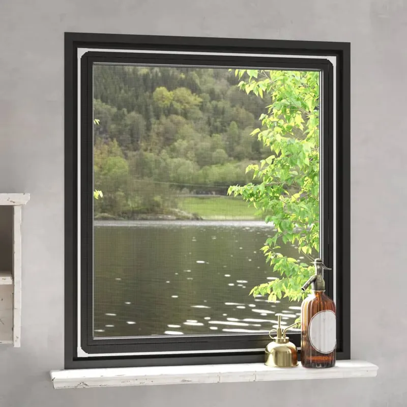 plasa insecte magnetica pentru ferestre, alb, 130x150 cm