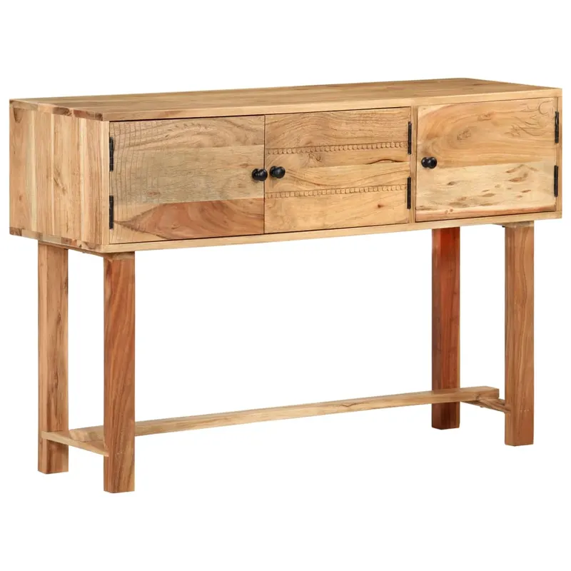 servanta, 115x35x75 cm, lemn masiv de acacia