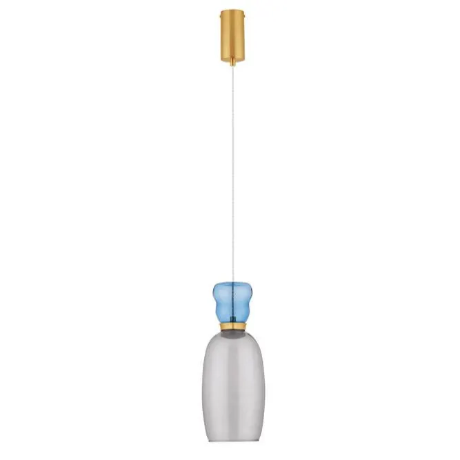 Lampa suspendata PLUMA - Albastru