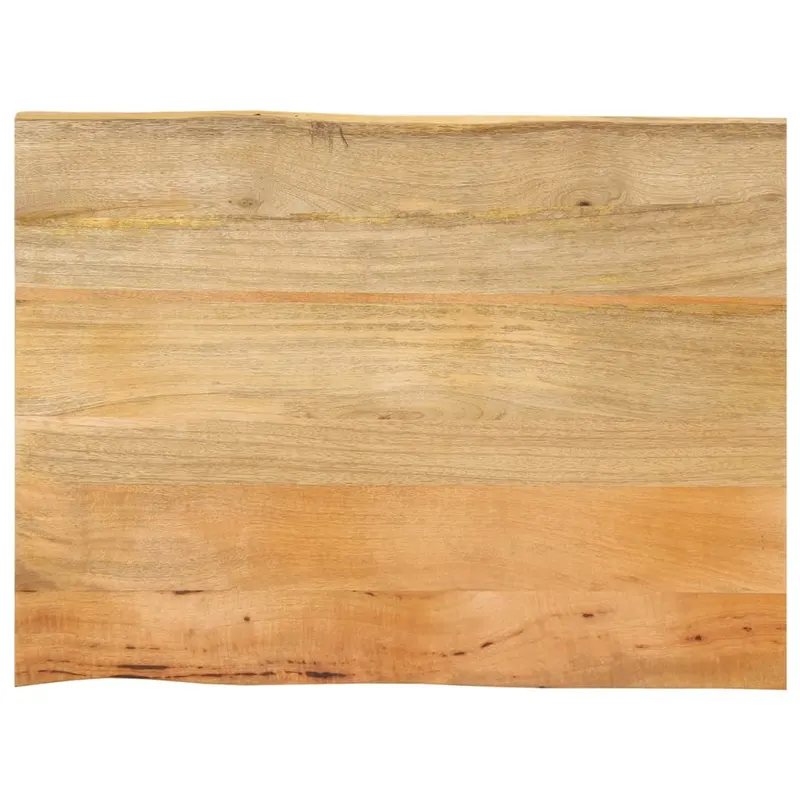 blat masa cu margini naturale, 70x60x2,5 cm, lemn masiv mango