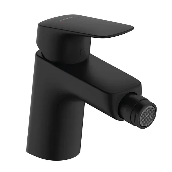 Baterie bideu monocomanda negru mat Hansgrohe Logis 70