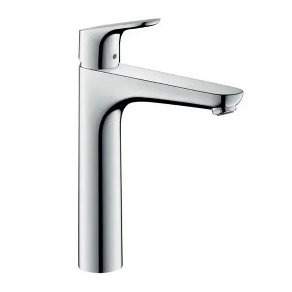 Baterie lavoar inalta Hansgrohe Focus 190 fara ventil crom lucios