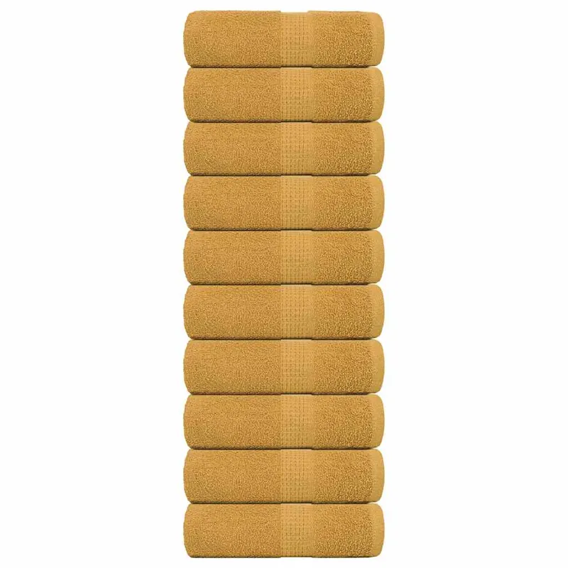 Prosoape de oaspeti, frogn, 10 buc., aurii, 30x50 cm, 360 g/m2