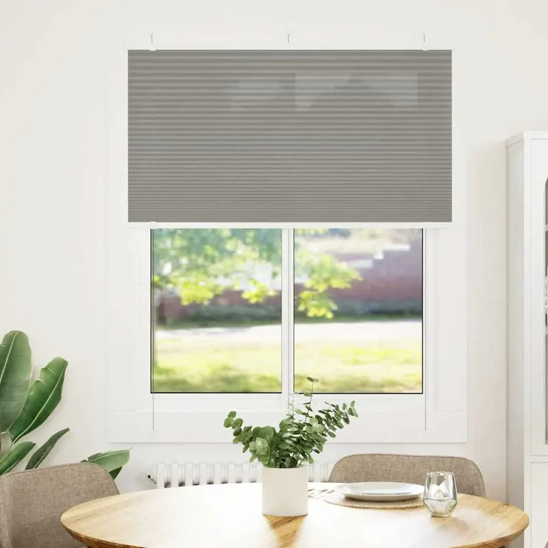 jaluza plisata antracit 110x100 cm latime tesatura 109,4 cm