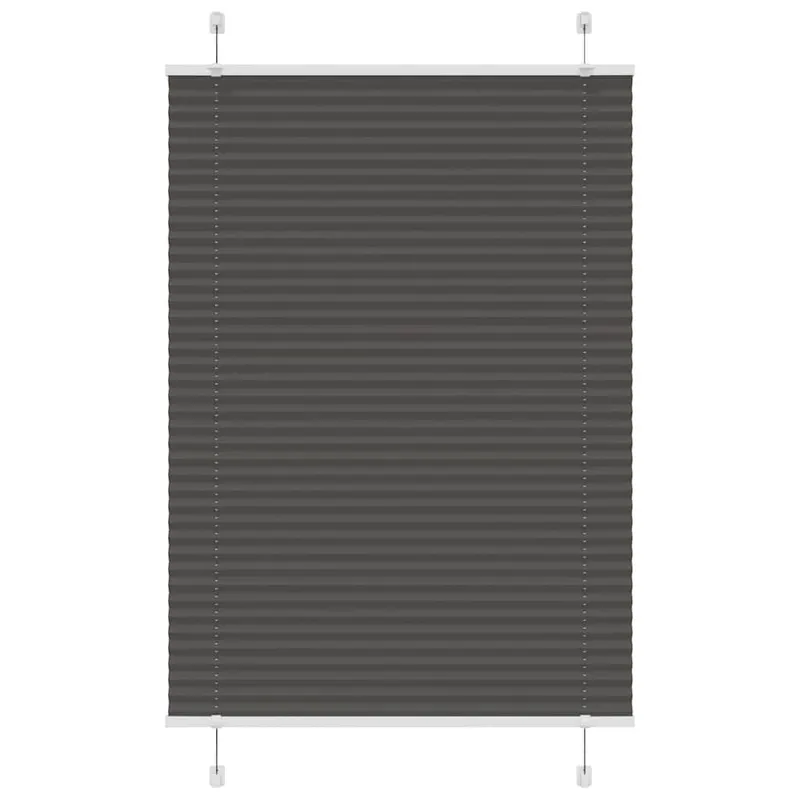jaluza plisata negru 85x100cm latime tesatura 84,4 cm poliester