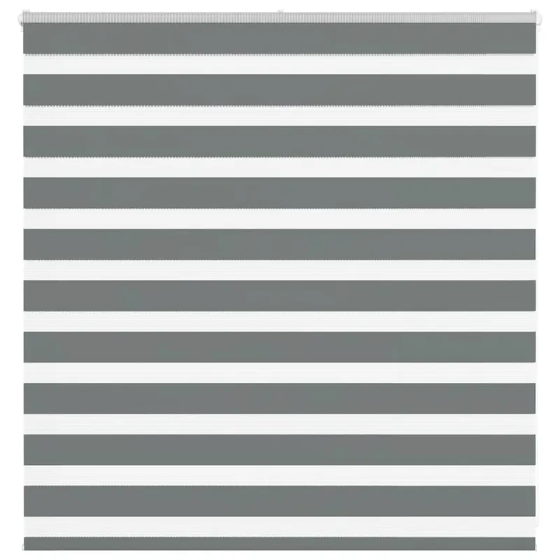 jaluzea tip zebra gri inchis latime tesatura 135,9 cm poliester