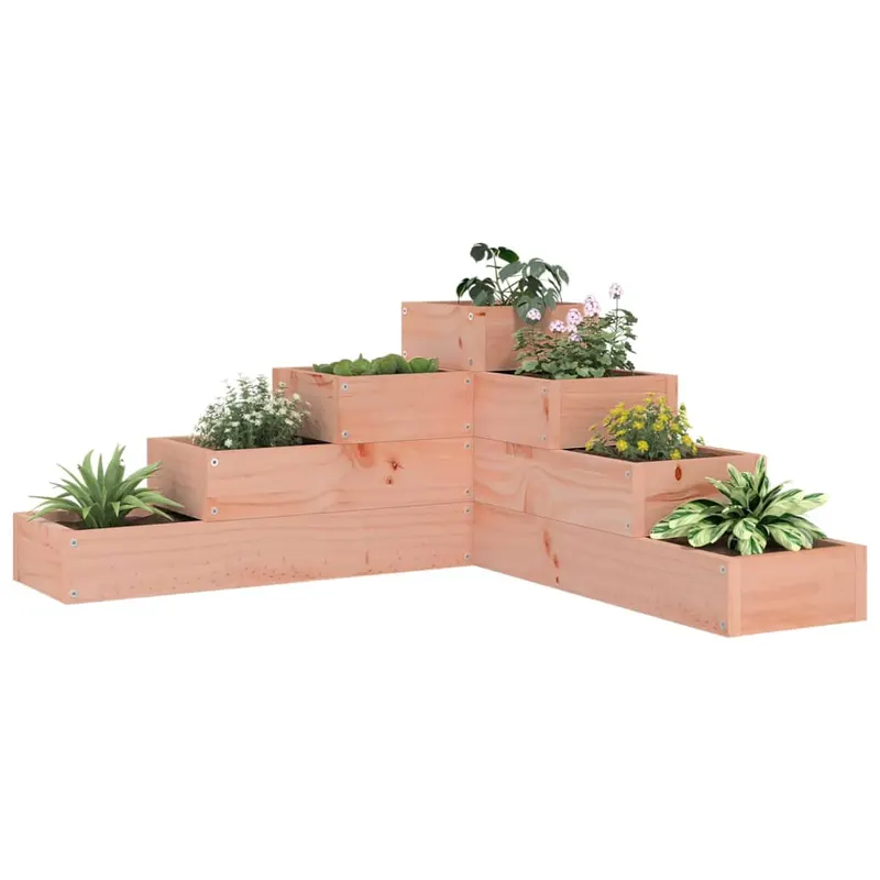 jardiniera gradina 4 niveluri, 80,5x79x36 cm lemn masiv douglas