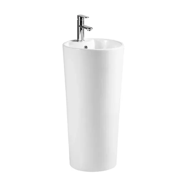 Lavoar stativ Fluminia Athos-B, 40 cm, rotund, alb