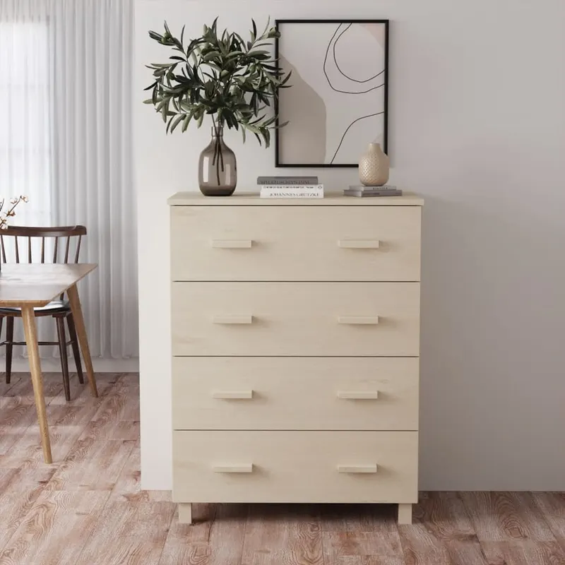 servanta „hamar”, maro miere, 79x40x103,5 cm, lemn masiv de pin