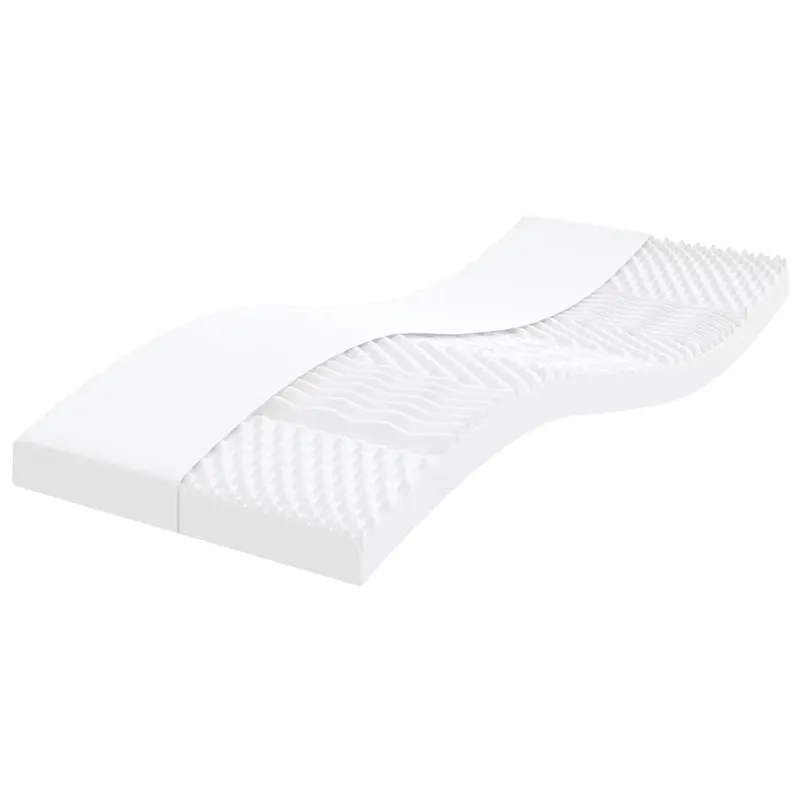 saltea din spuma de copii, alb 80x160 cm 7 zone duritate 20 ild