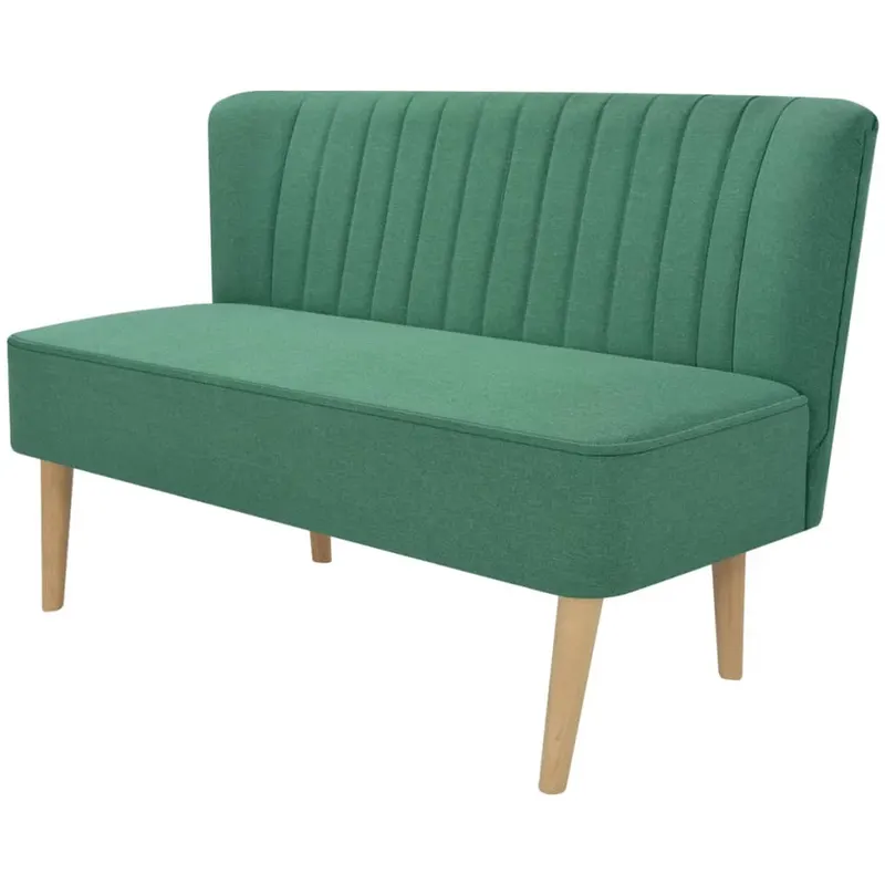 canapea din material textil, 117 x 55,5 x 77 cm, verde
