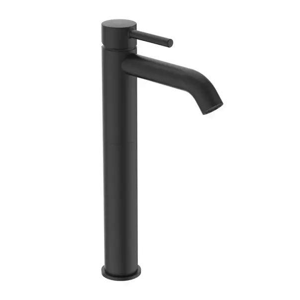 Baterie lavoar inalta Ideal Standard Ceraline cu ventil metalic Pop-Up negru mat