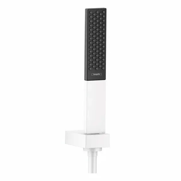 Set de dus cu porter Hansgrohe Rainfinity 130 alb mat 1 functie