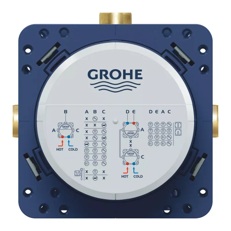 Corp incastrat 3 iesiri, 2 intrari, Grohe Rapido SmartBox
