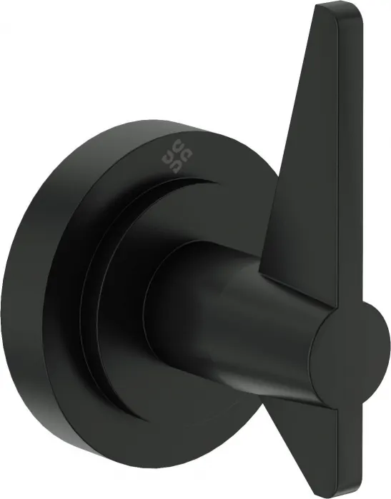 Cuier de baie negru mat, Deante Temisto